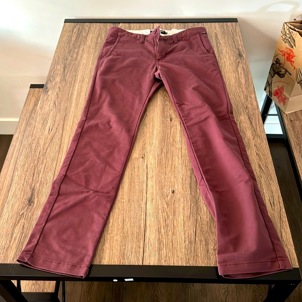 Vans Red Pants